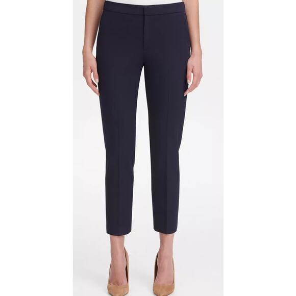 Tommy Hilfiger Sz 14 Sloane Pant Navy Slim Office Tailored Stretch Versatile - Picture 1 of 11